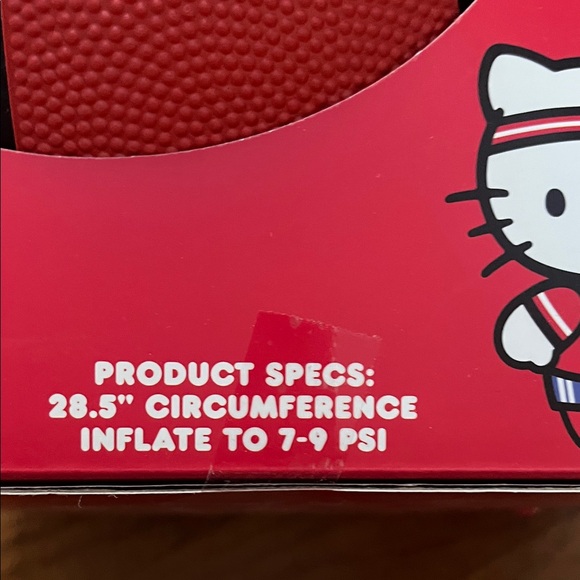 NIB!!! Hello Kitty Red and Black Size 28.5”Basketball - Picture 7 of 10